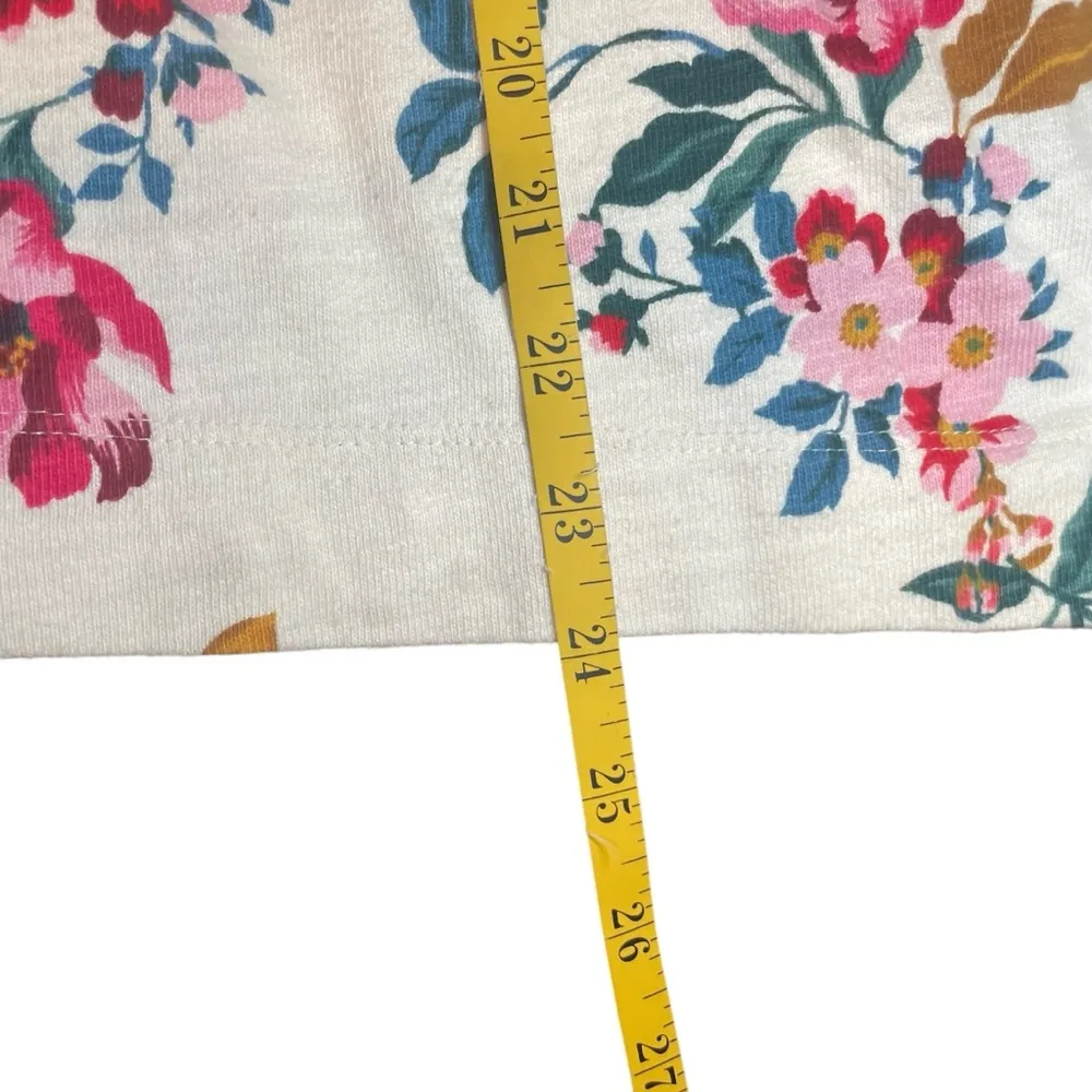 Loft Women's Floral Sweatshirt‎ Small 100% Cotton Flower Garden Cottagecore - Image 10