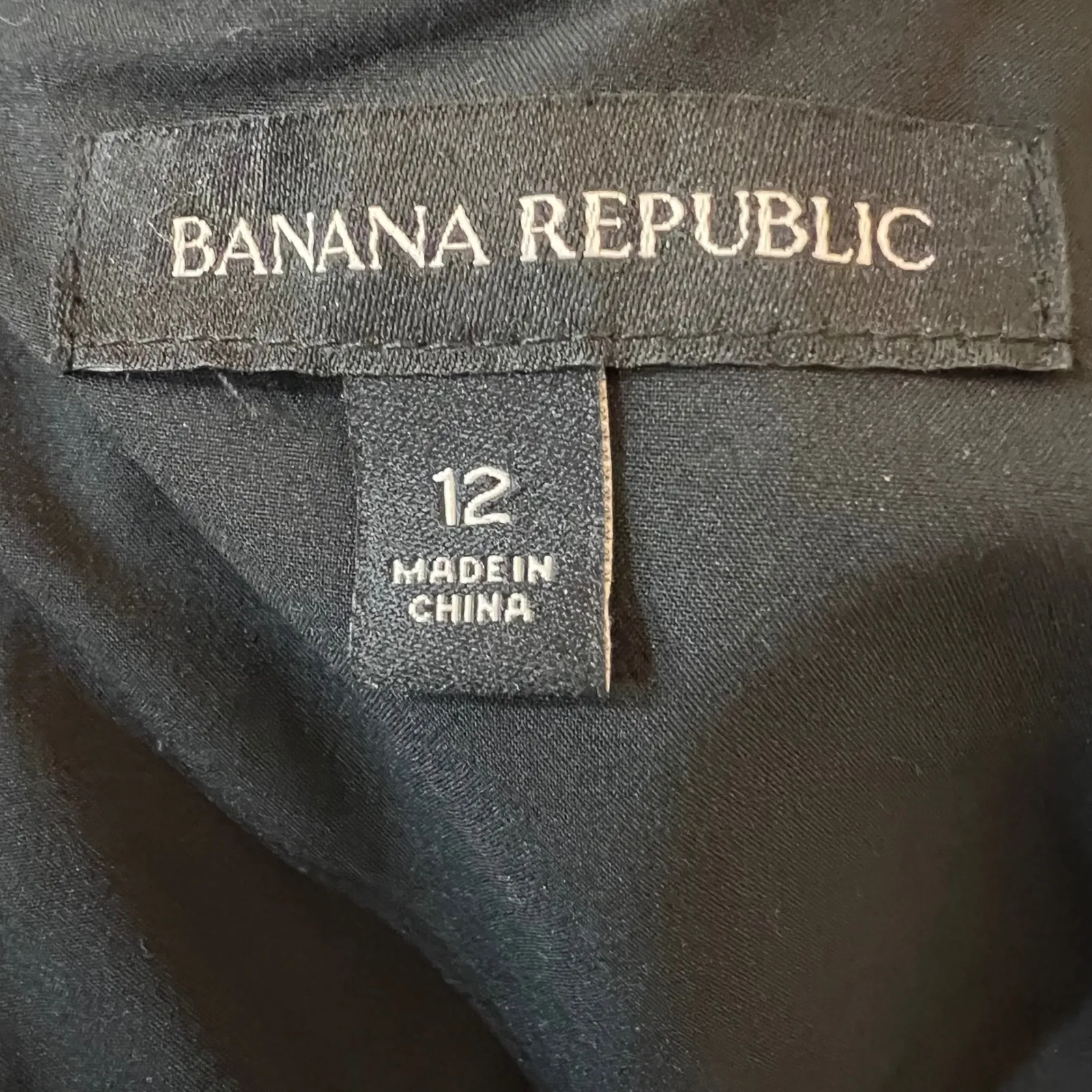 Banana Republic Mod Retro Black White Dot Shift Dress Minimalist Chic Sz 12 - Image 10