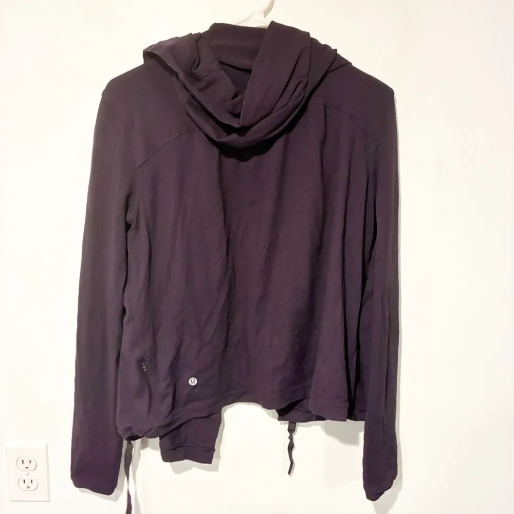 Lululemon Purple Ready To Rulu Wrap Hooded Top Size 8 - Image 5