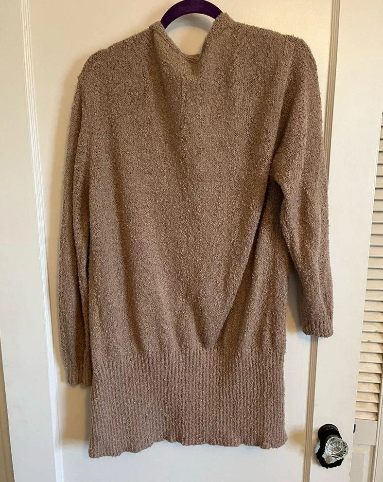 Warm and cozy cardigan Tan Size L - Image 4