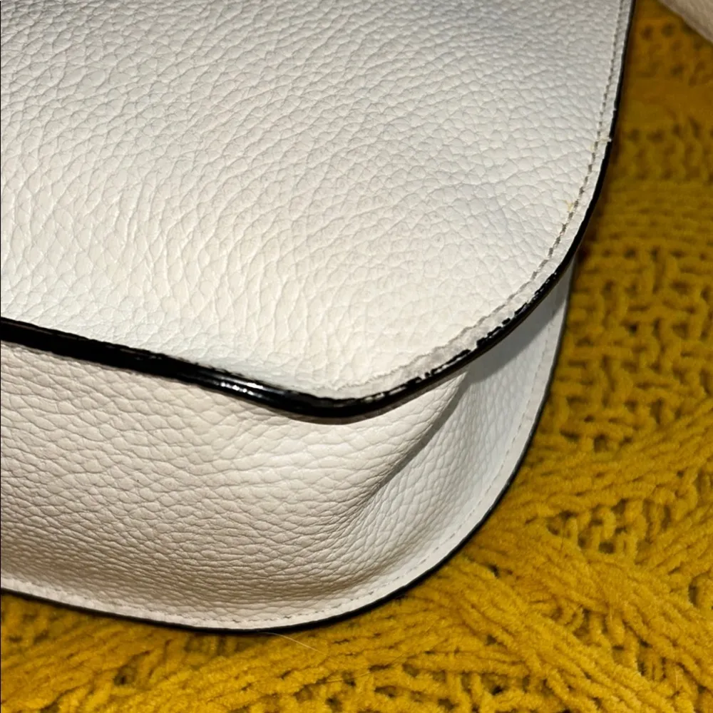 Vintage  Pebbled Leather Studded Crossbody Bag - Image 13