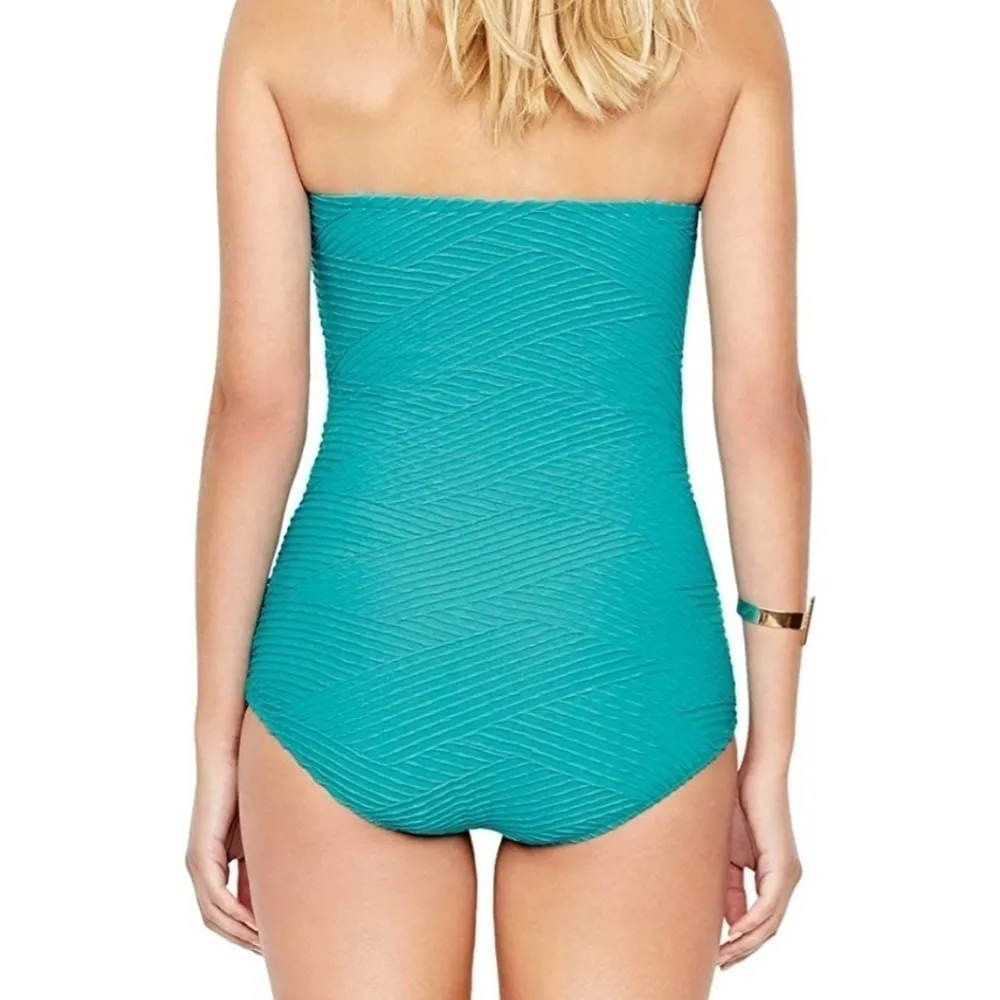 Gottex turquoise jade swimsuit size 8 - Image 3