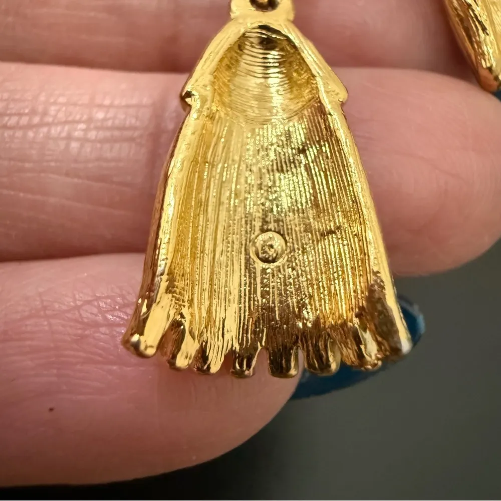 Vintage 80’s AVON Decorative Tassel Gold Tone Rope Tassel Dangle Brooch 20g. - Image 12