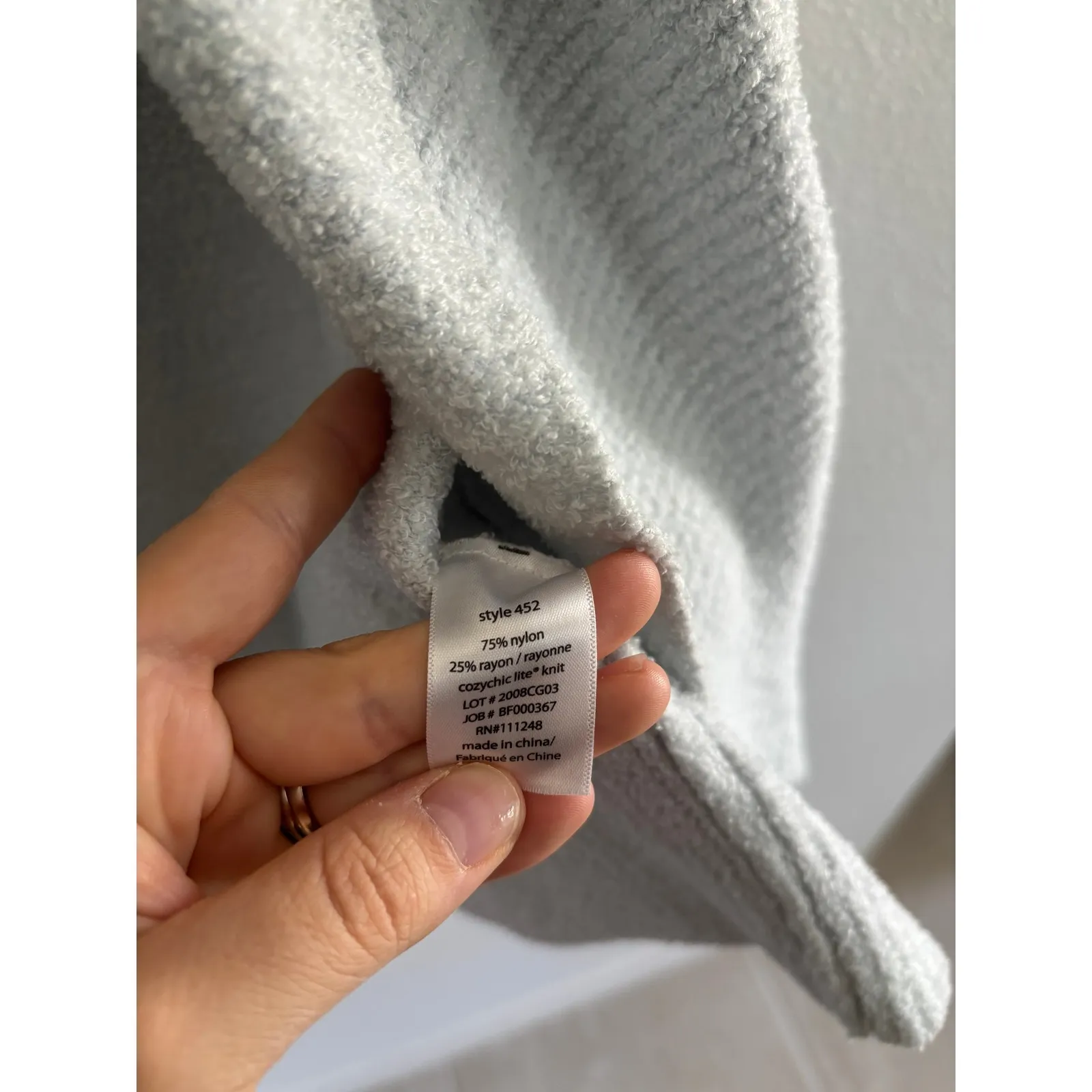 Barefoot Dreams Chic Lite Cardigan Womens XS/SM Blue Cozy Preppy Comfort Luxury - Image 4