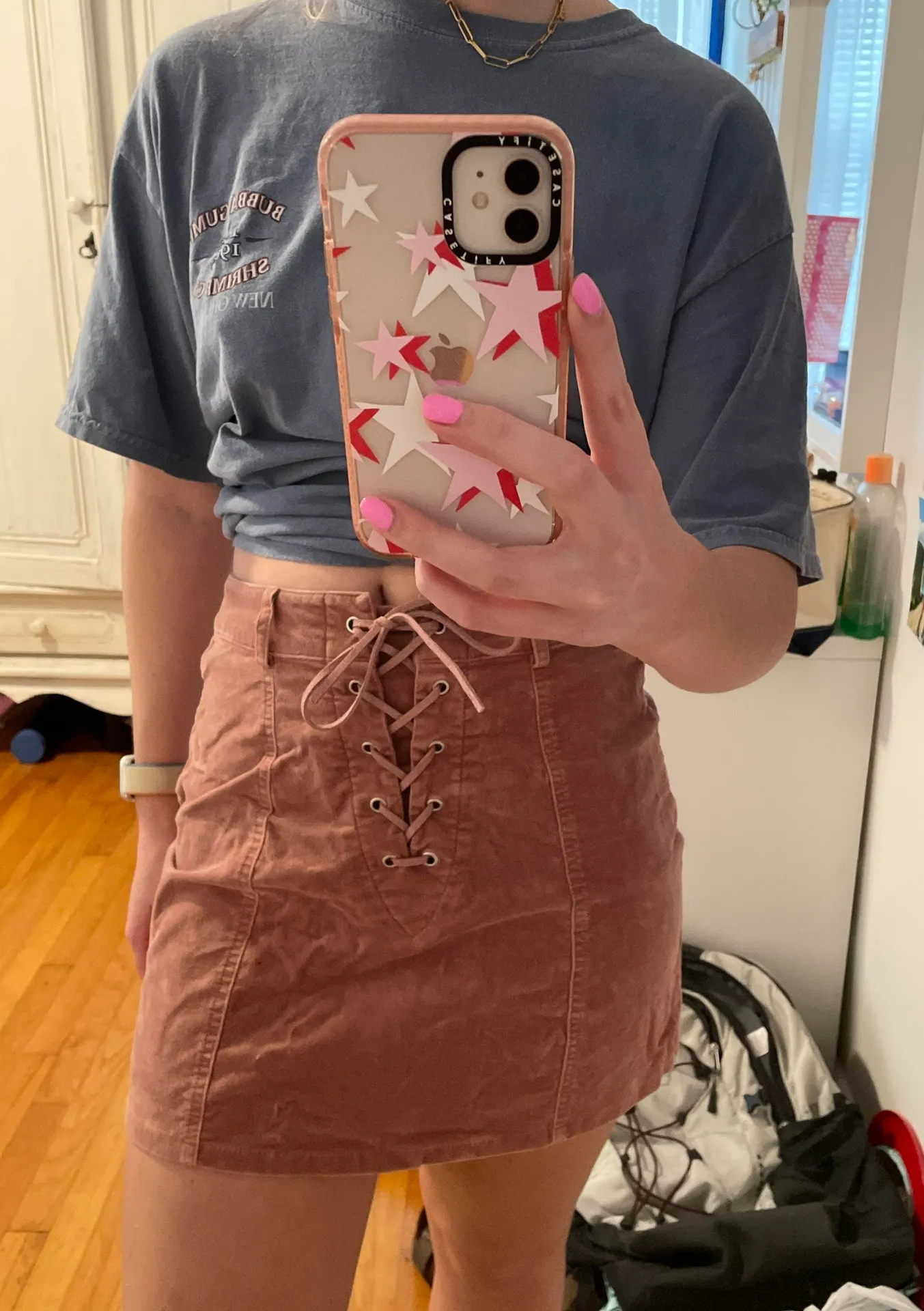 Pink Mini Skirt - Image 3