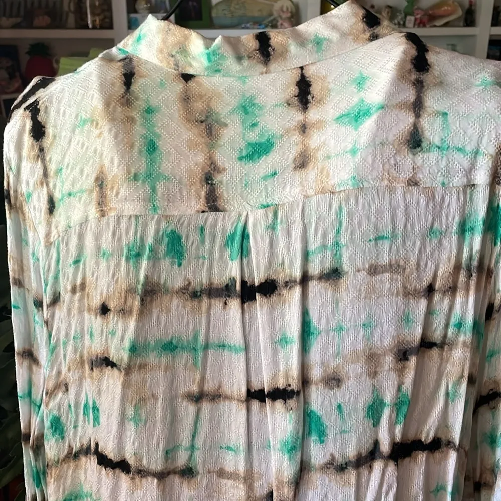 ✅✅✅BOGOHO ✅✅✅Cato Tie Dye Long Sleeve Button Up - Image 7