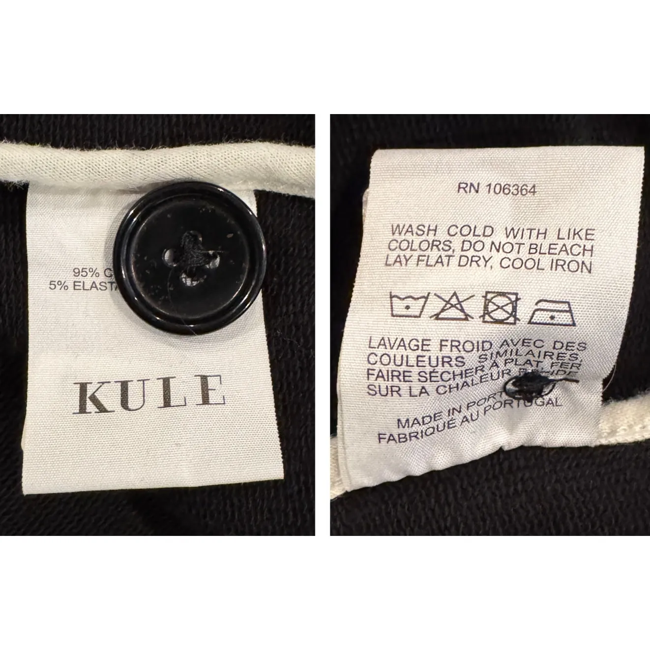 Kule The Syd Jersey Knit Blazer Size Small Blue - Image 10