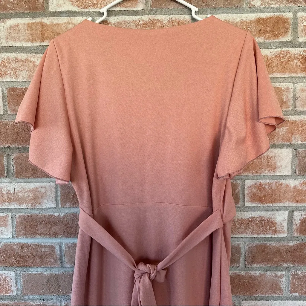 Birdy Grey Yolanda Maternity Dusty Rose Bridesmaid Formal Dress Slit XL - Image 8