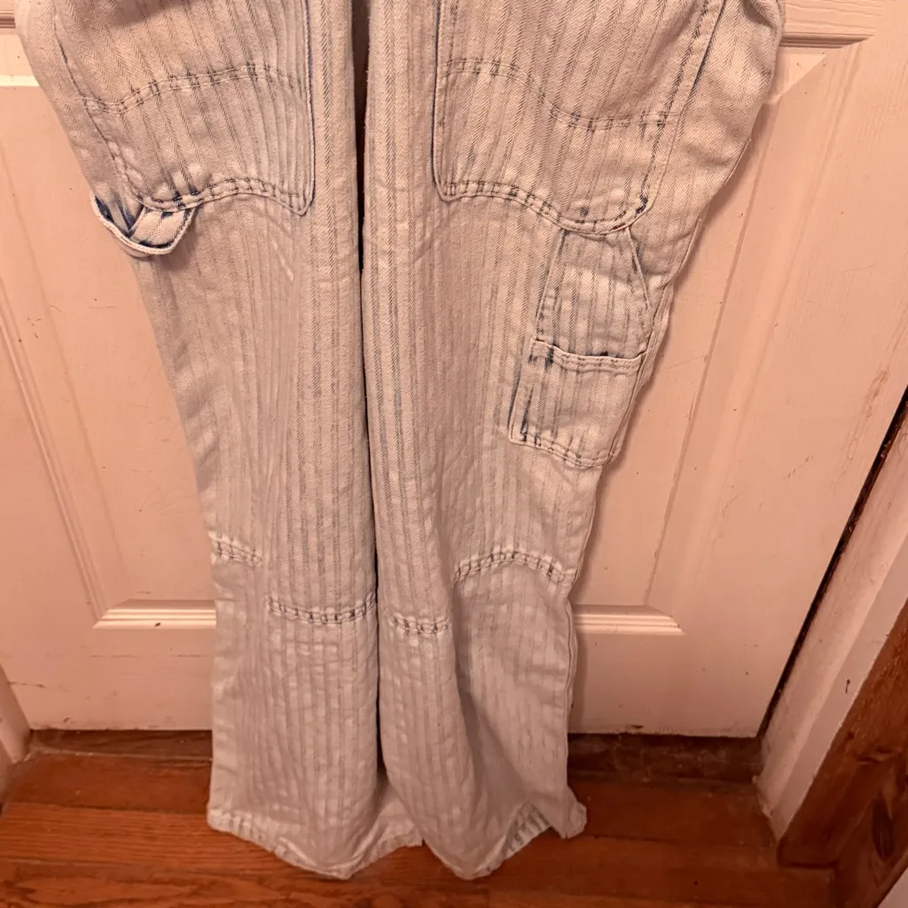 Faherty Brand Railroad Stripe Overalls - Image 9