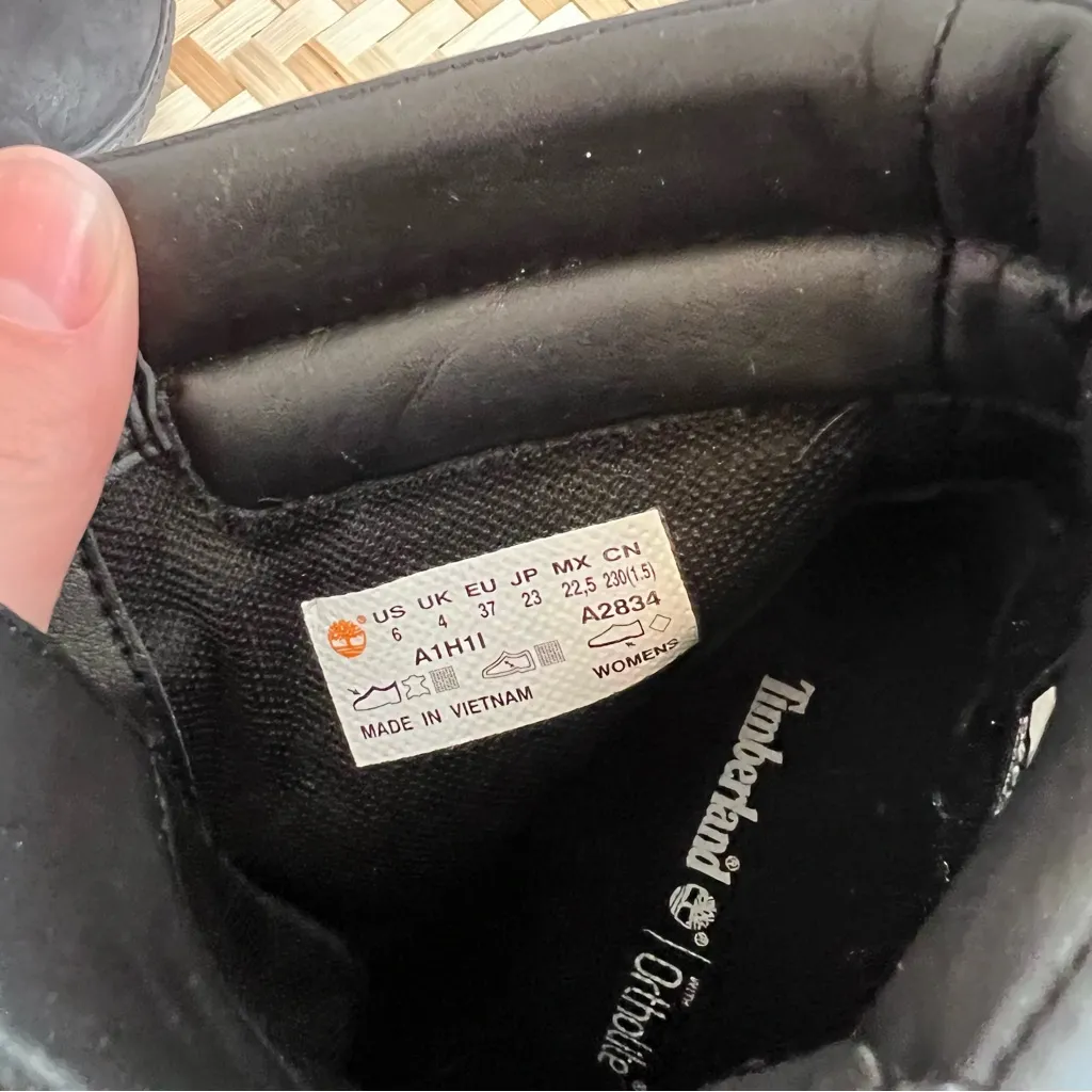 Timberland tillston black‎ heeled boots - Image 7