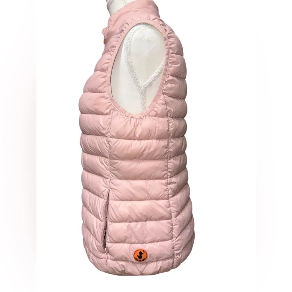 Save The Duck “Charlotte” Quilted Vest
Size: Large Pink - Image 5