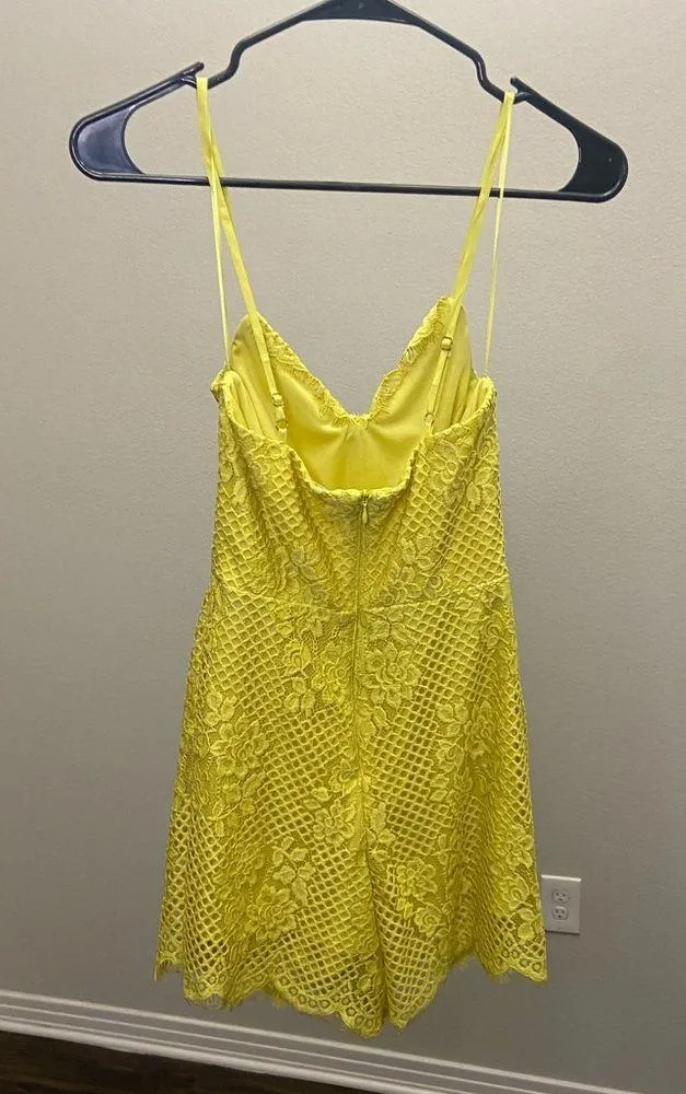 GB Yellow Lace Romper - Image 2