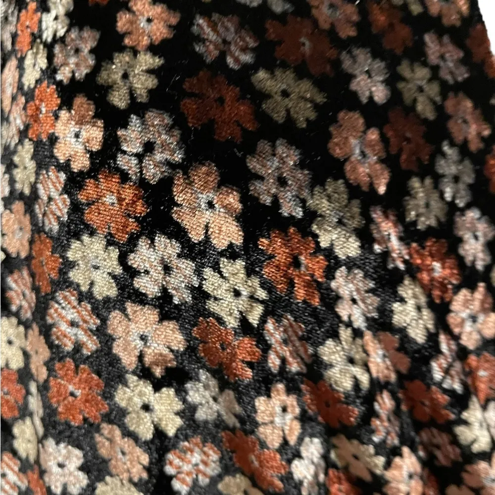 Madewell women’s floral wrap velvet dress XS - Image 4