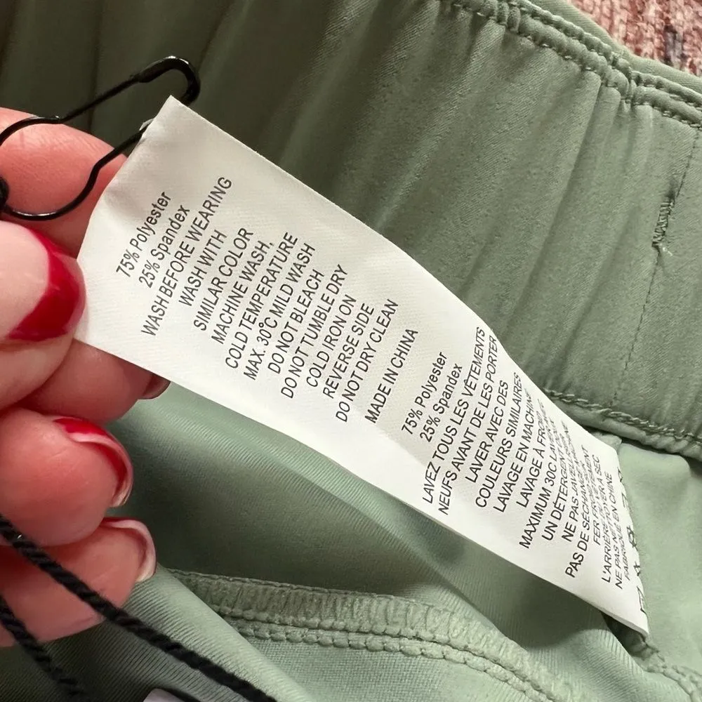 ZYIA Active NWY Muted Moss Club Shorts Size XXL Green Athletic Shorts NEW - Image 6