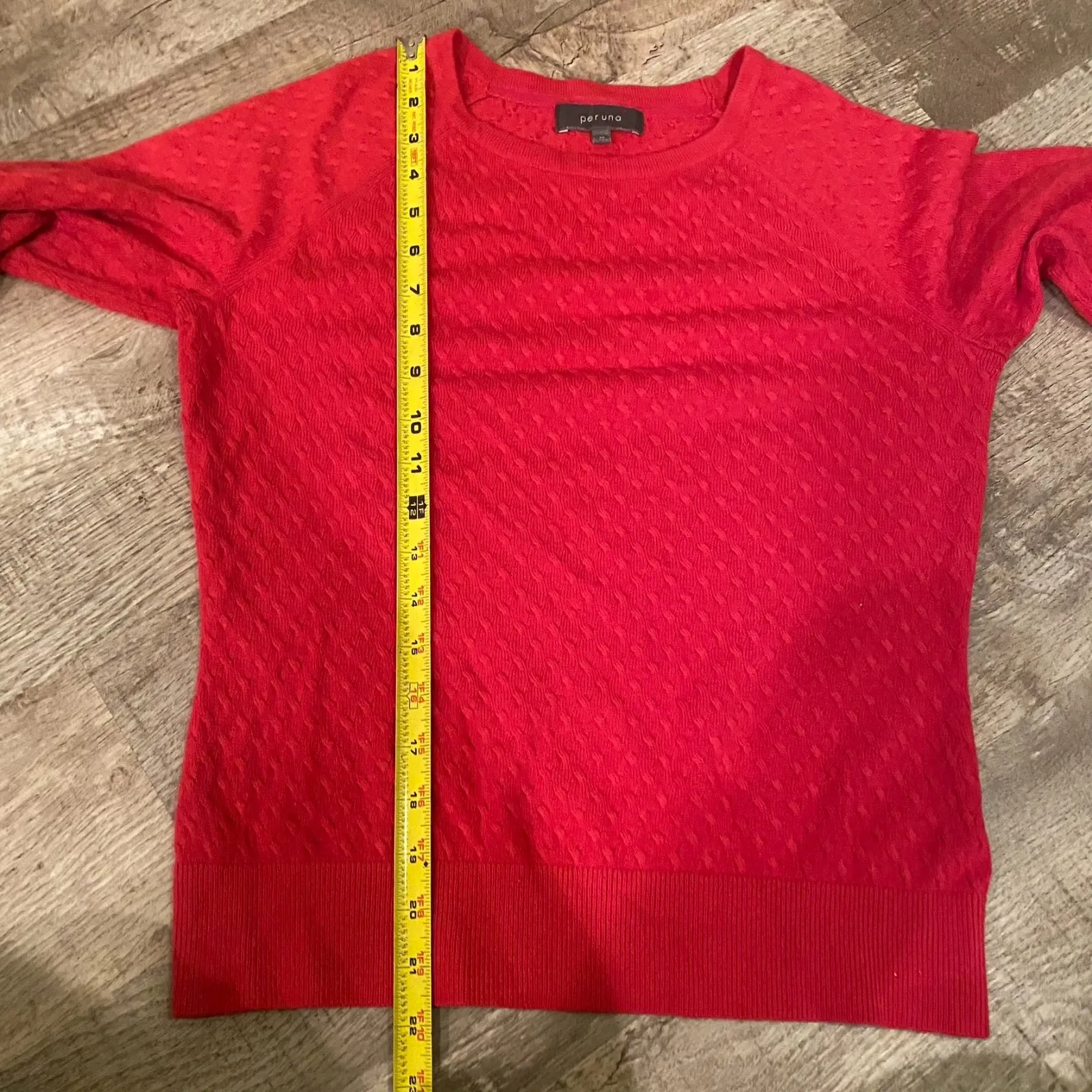 Marks & Spencer‎ Per Una Hot Pink Cable Knit Pullover Sweater 10 Size undefined - Image 6
