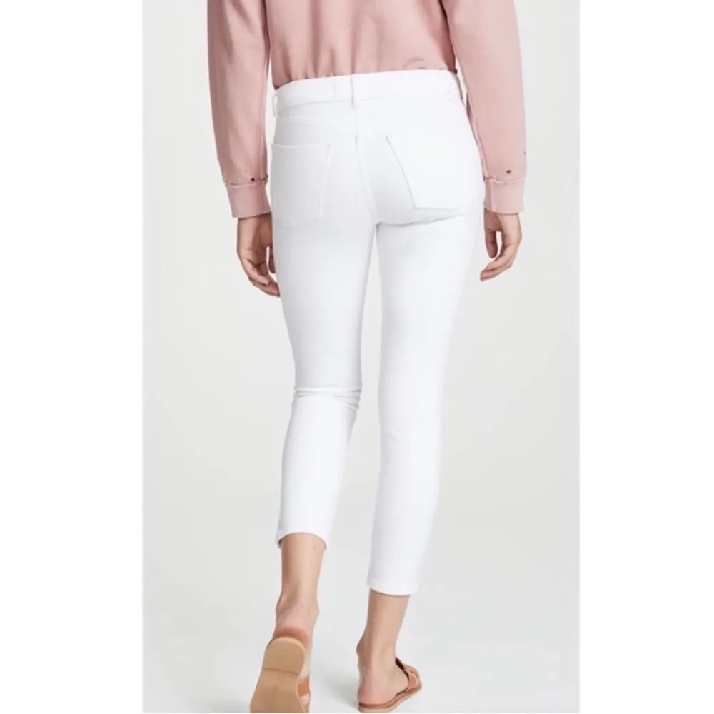 DL1961 Smart Denim Florence Cropped Instasculpt White denim Women’s Size 28 NWT - Image 2