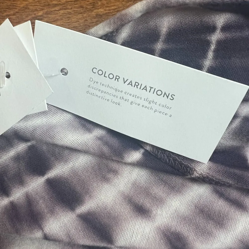 LIVI Cardigan Womens 26/28 Purple Tie Dye Jersey Knit Open Front Kimono Plus New - Image 13