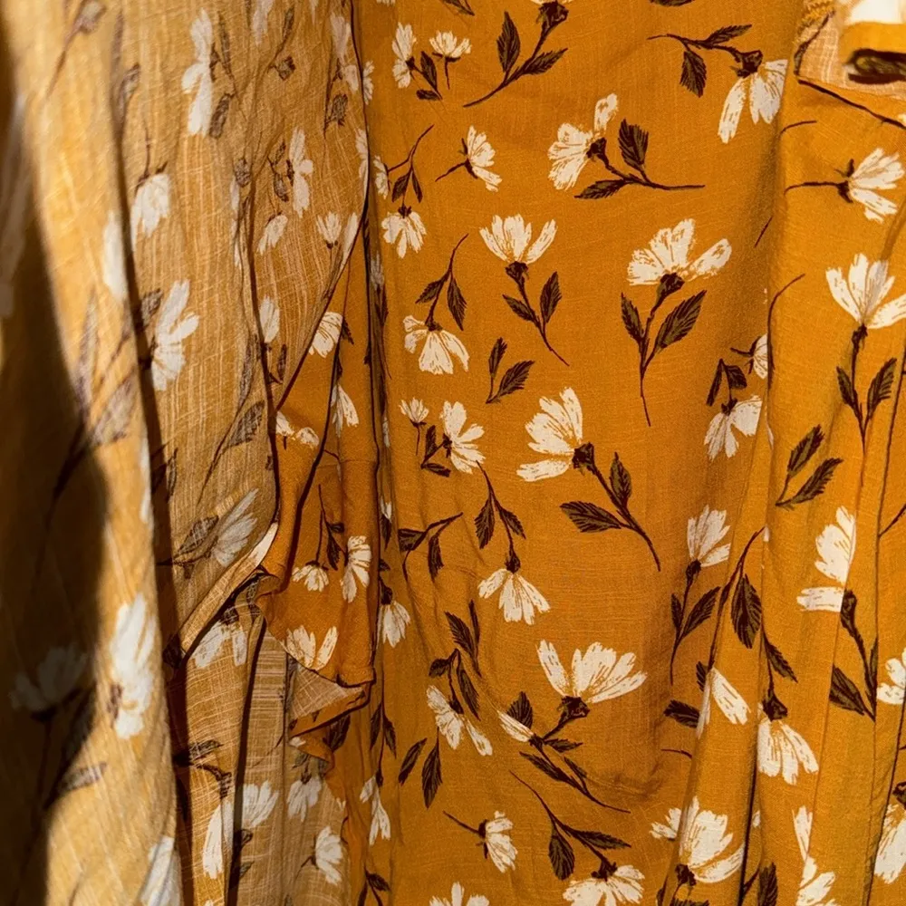 Sonoma womens Wrap Ruffle Maxi/Midi Hi-Low floral Skirt 4X NWT - Image 9