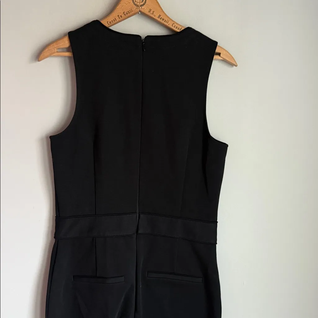 Anthropologie Maeve Ponte Wide-Leg Jumpsuit Small - Image 9