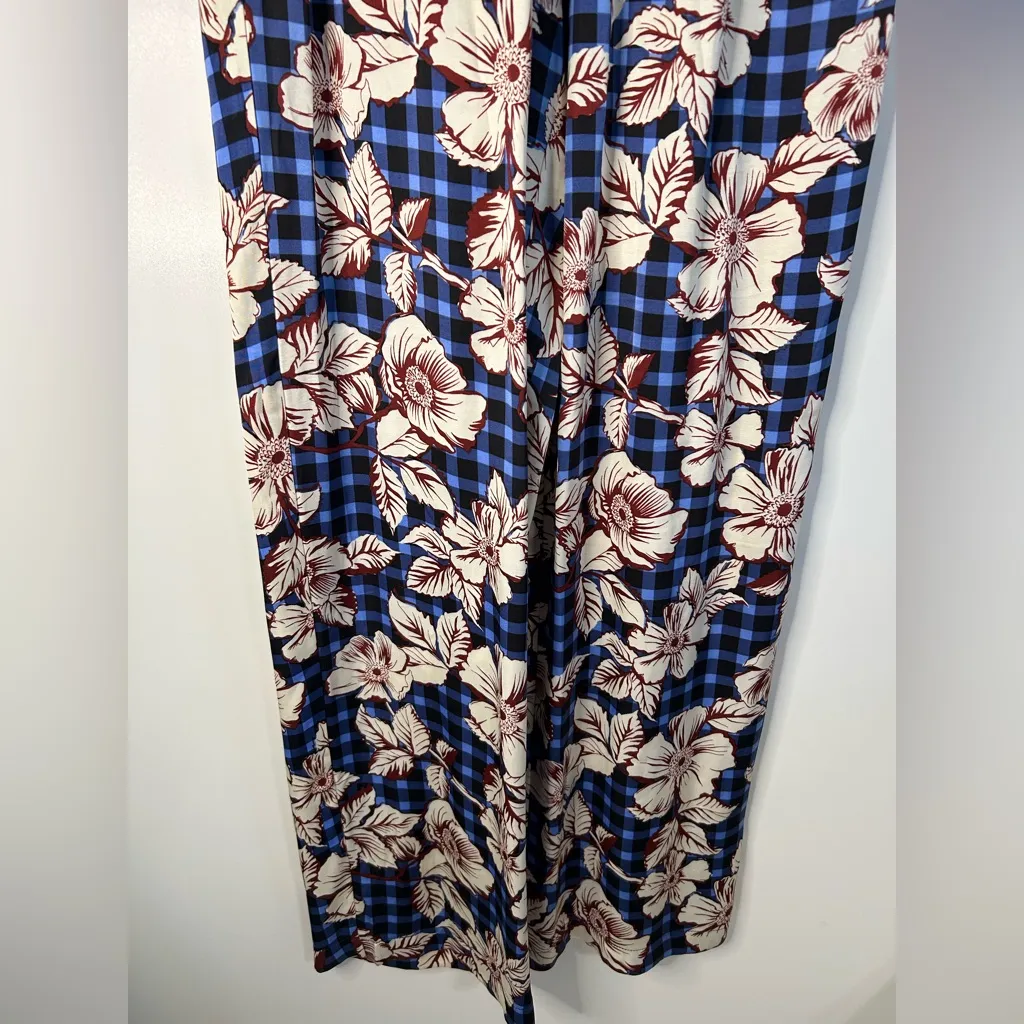 Scotch & Soda Floral women Pants - Blue and Cream. 
Size XS. - Image 3
