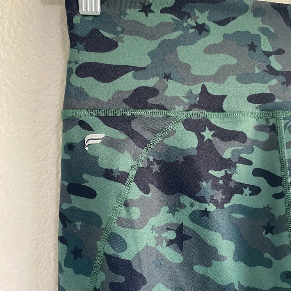 Fabletics Powerhold On the Go Camo Print Womens Biker Shorts - Image 9