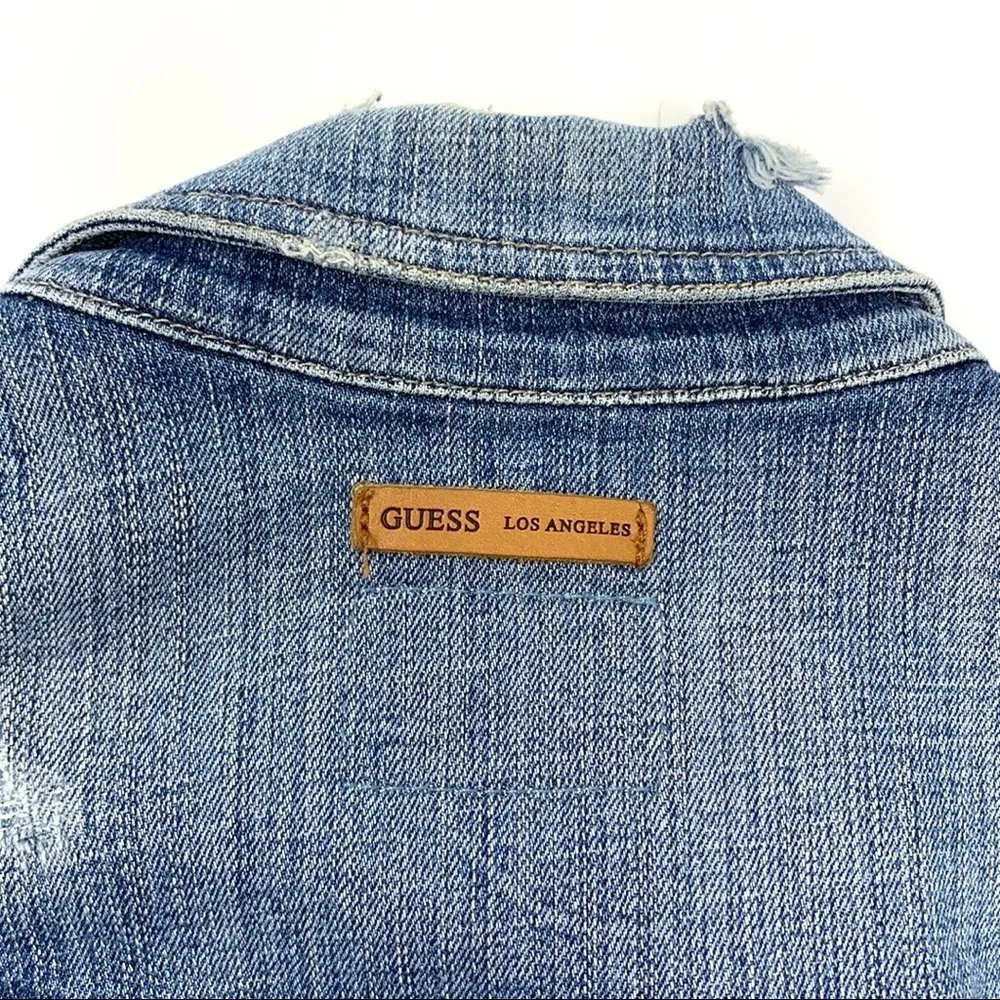 Guess Women’s Patch Jean Jacket - Image 11