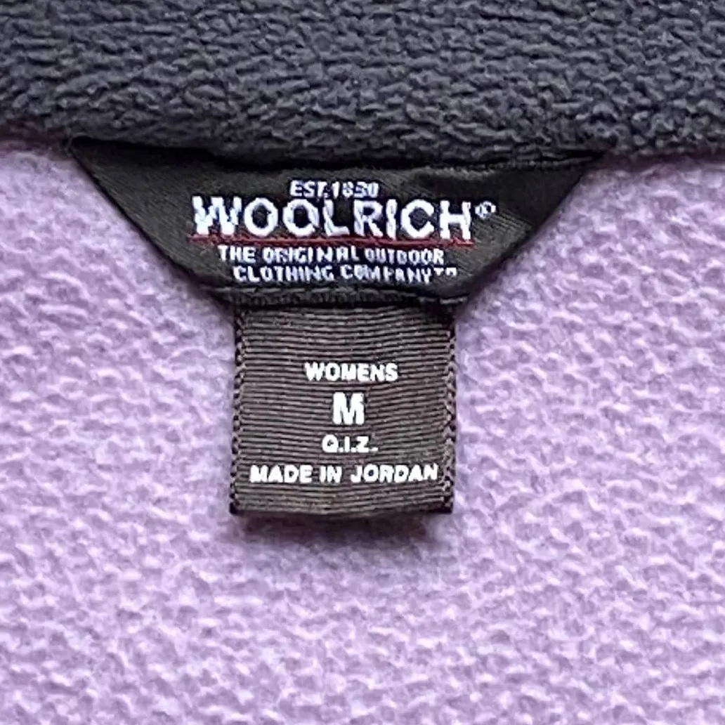 WOOLRICH Lavender Purple & Gray Fleece Sleeveless Outdoor Vest ~ Women's MEDIUM - Image 8