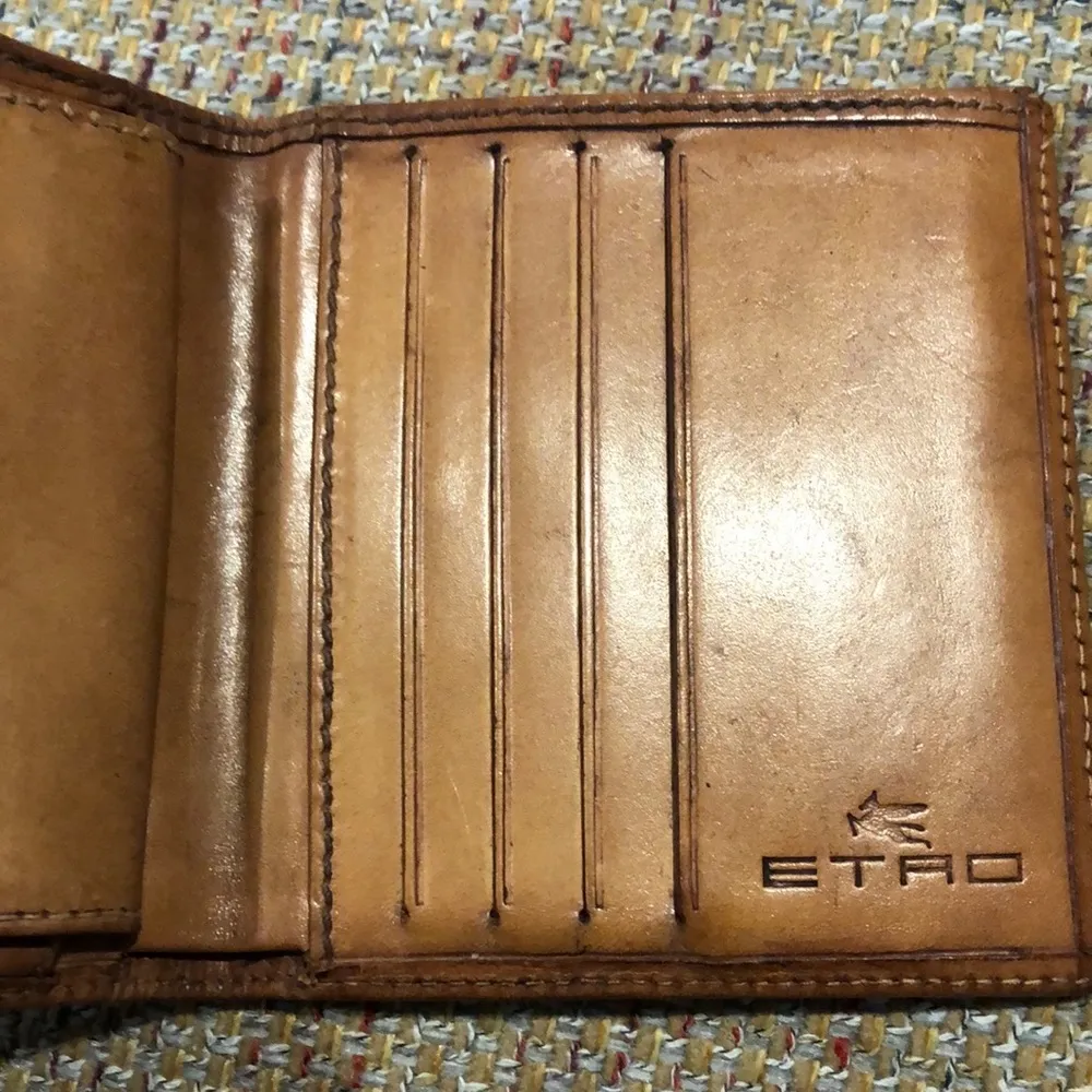 ETRO Milano Paisley Bifold Wallet Excellent Condition - Image 8