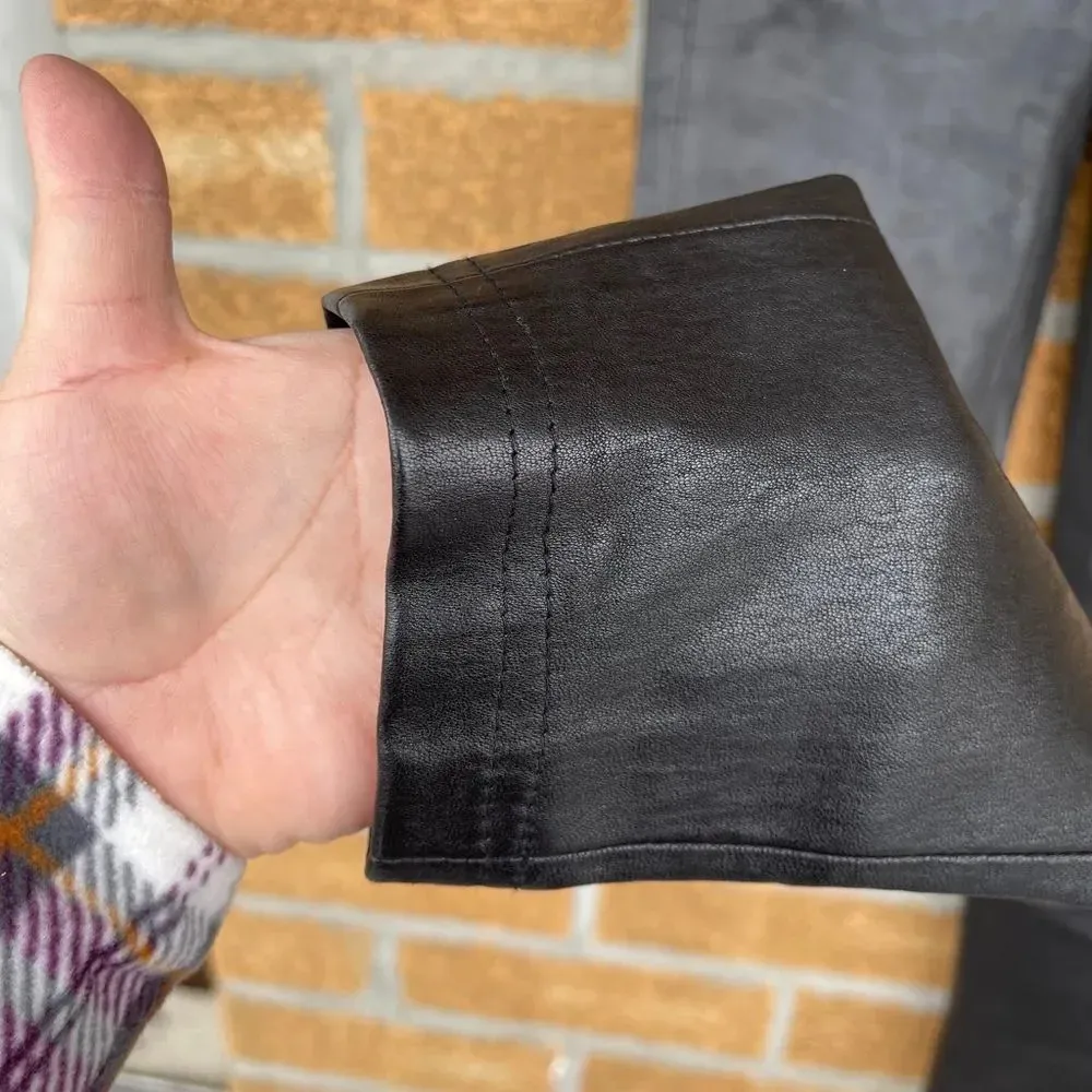 Helmut Lang stretch leather leggings 2 - Image 6