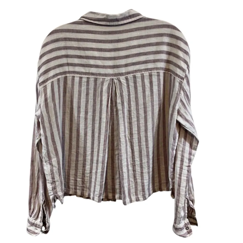 Rachel Zoe 100% Linen Shirt - Image 2