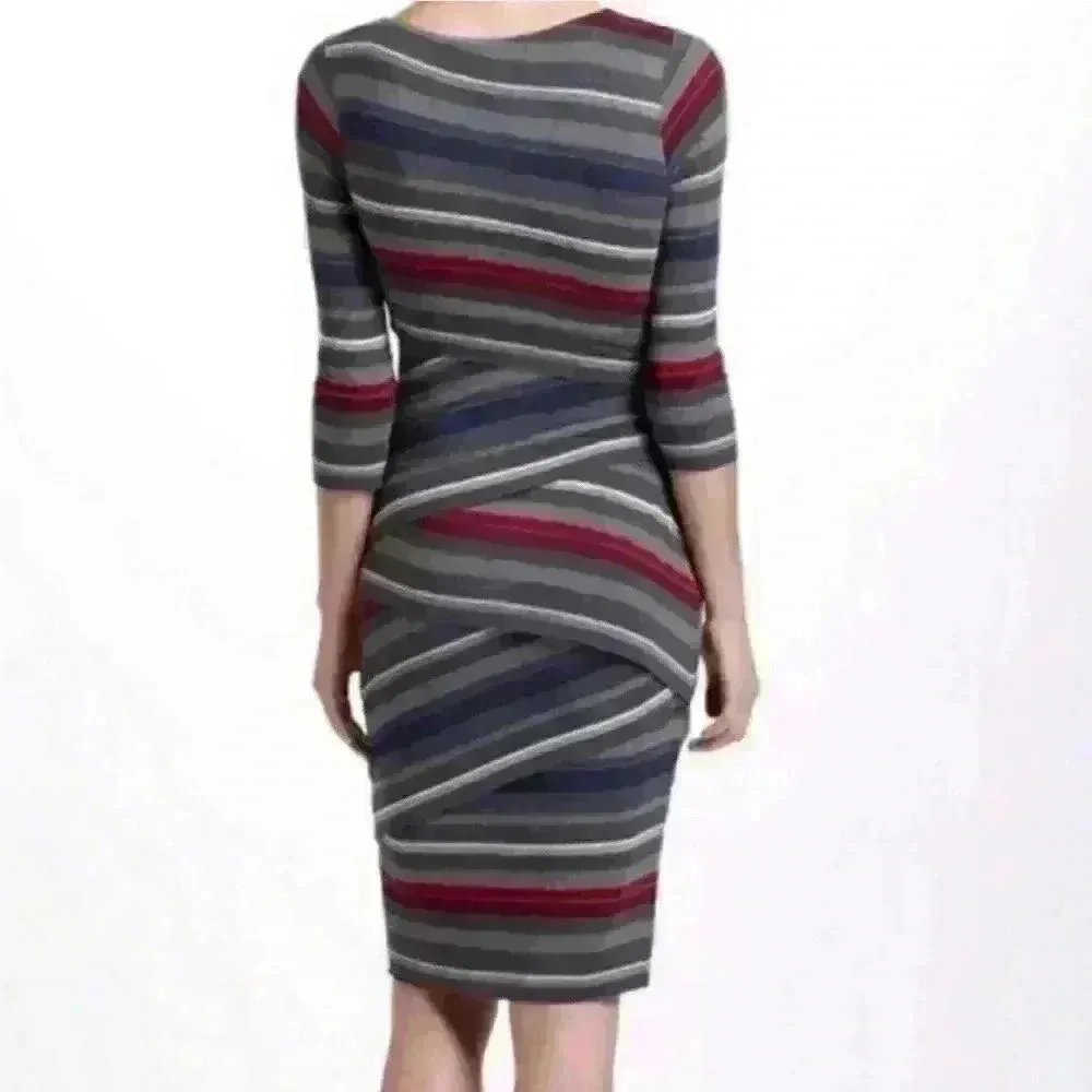 Anthropologie Straitional‎ Bailey 44 Women's Column Dress 3/4 Sleeve Size… - Image 3