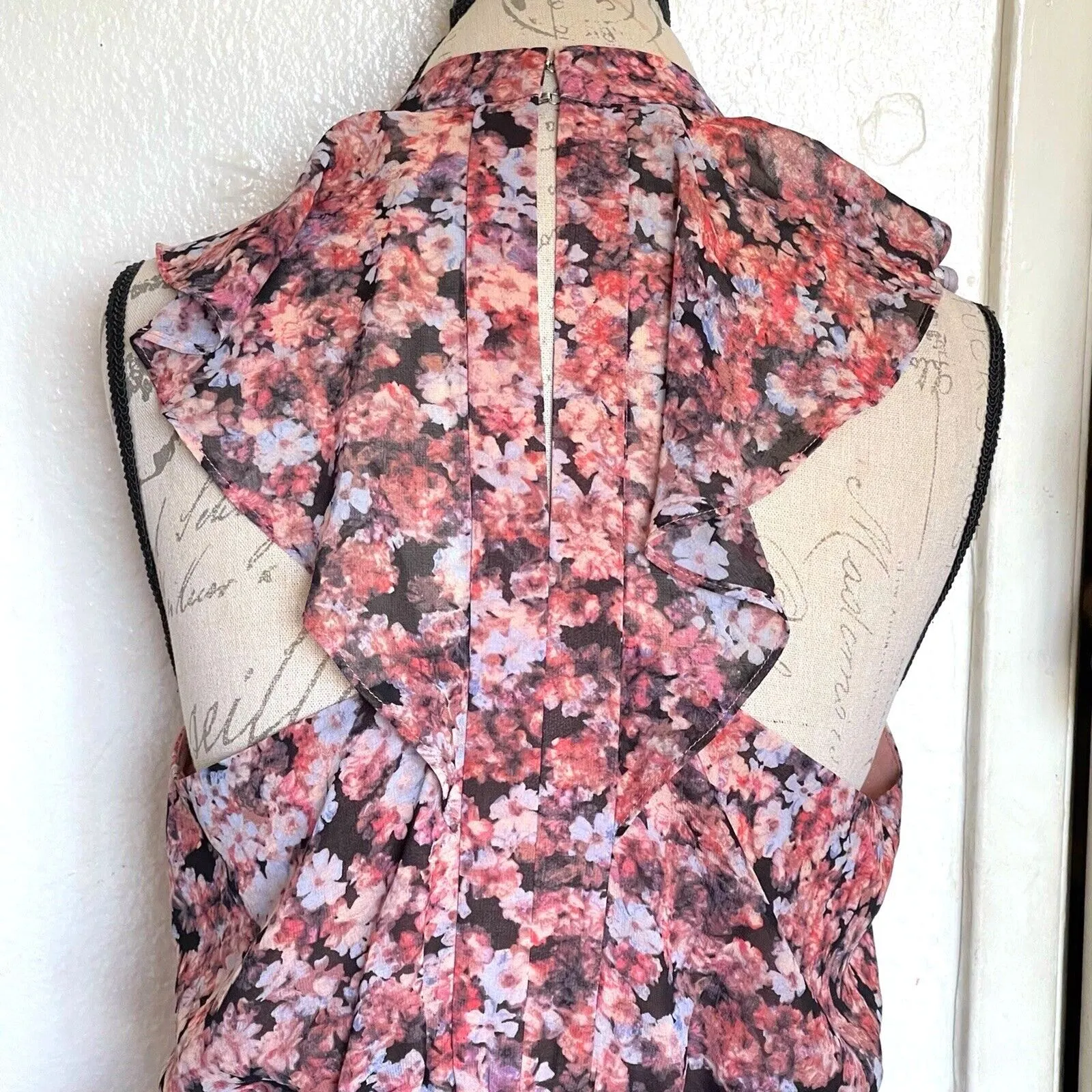 BCBGeneration Womens Dress Sz Medium Floral Y2k Garden Bohemian Boho Cottagecore - Image 6