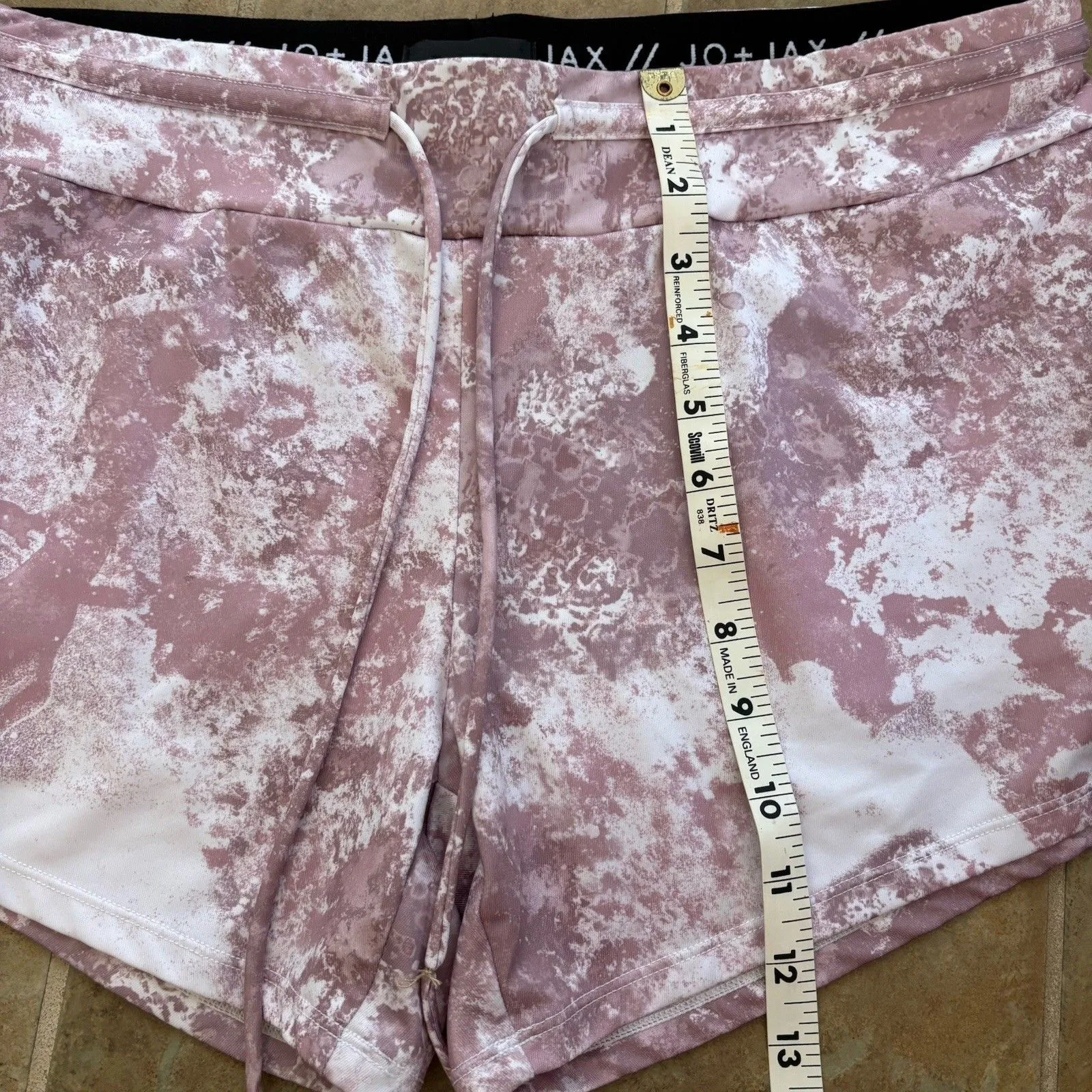 Jo + Jax Shorts Womens Size Large Pink Tie Dye Casual Athletic Short Shorts - Image 4
