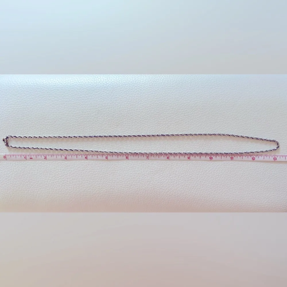 Silver Rope Chain/Necklace - Image 2