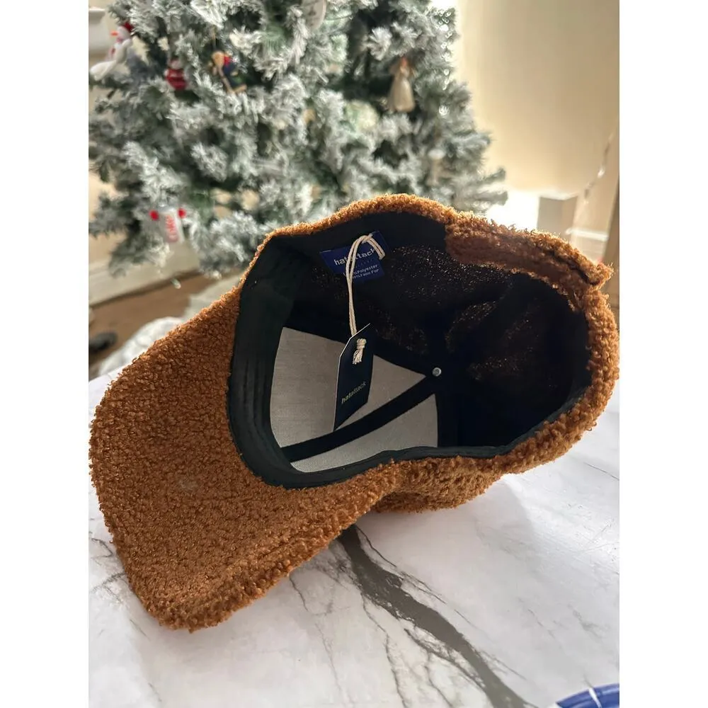 NEW NWT Hat Attack Revolve Sherpa Cap Tobacco Brown - Image 6
