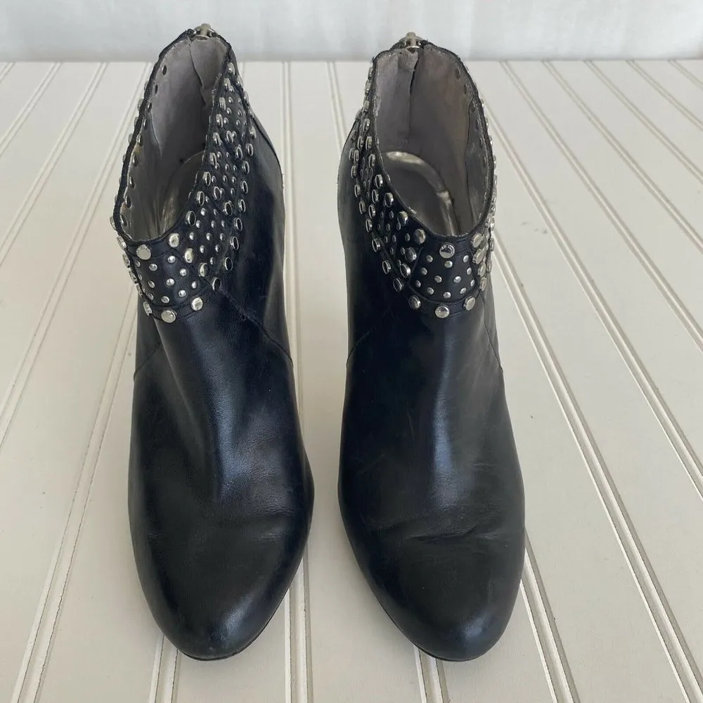 Ted Baker London Stud Black Ankle Boots Leather Langley Court Women's US 8 UK 6 - Image 3