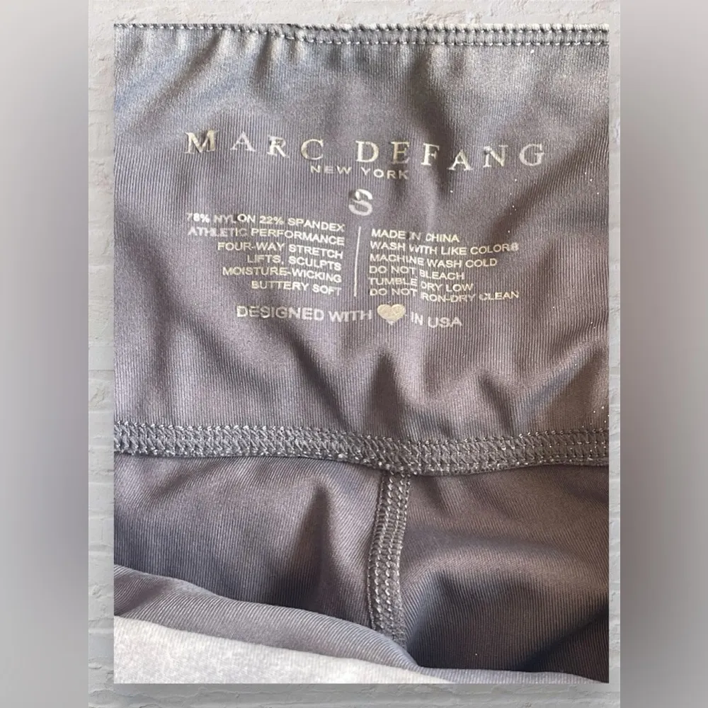 Marc Defang Vintage Mineral Wash Mesh Pocket 7/8 Leggings Women’s Size Sm Gray - Image 11