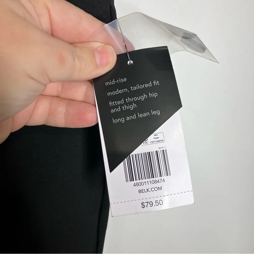 The Limited lean bootcut dress‎ pants professional trousers black size 12 new! - Image 6