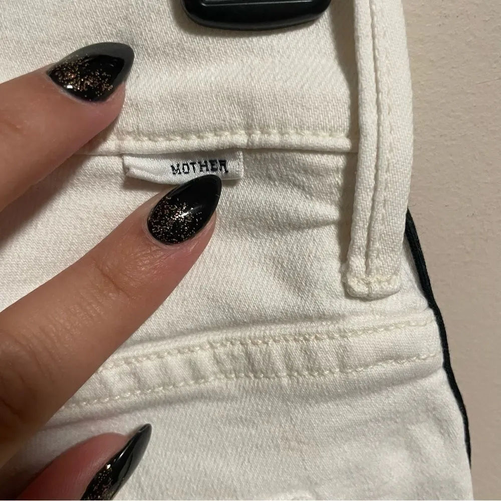 MOTHER Insider Crop Step Fray Whipping The Racer - Image 6