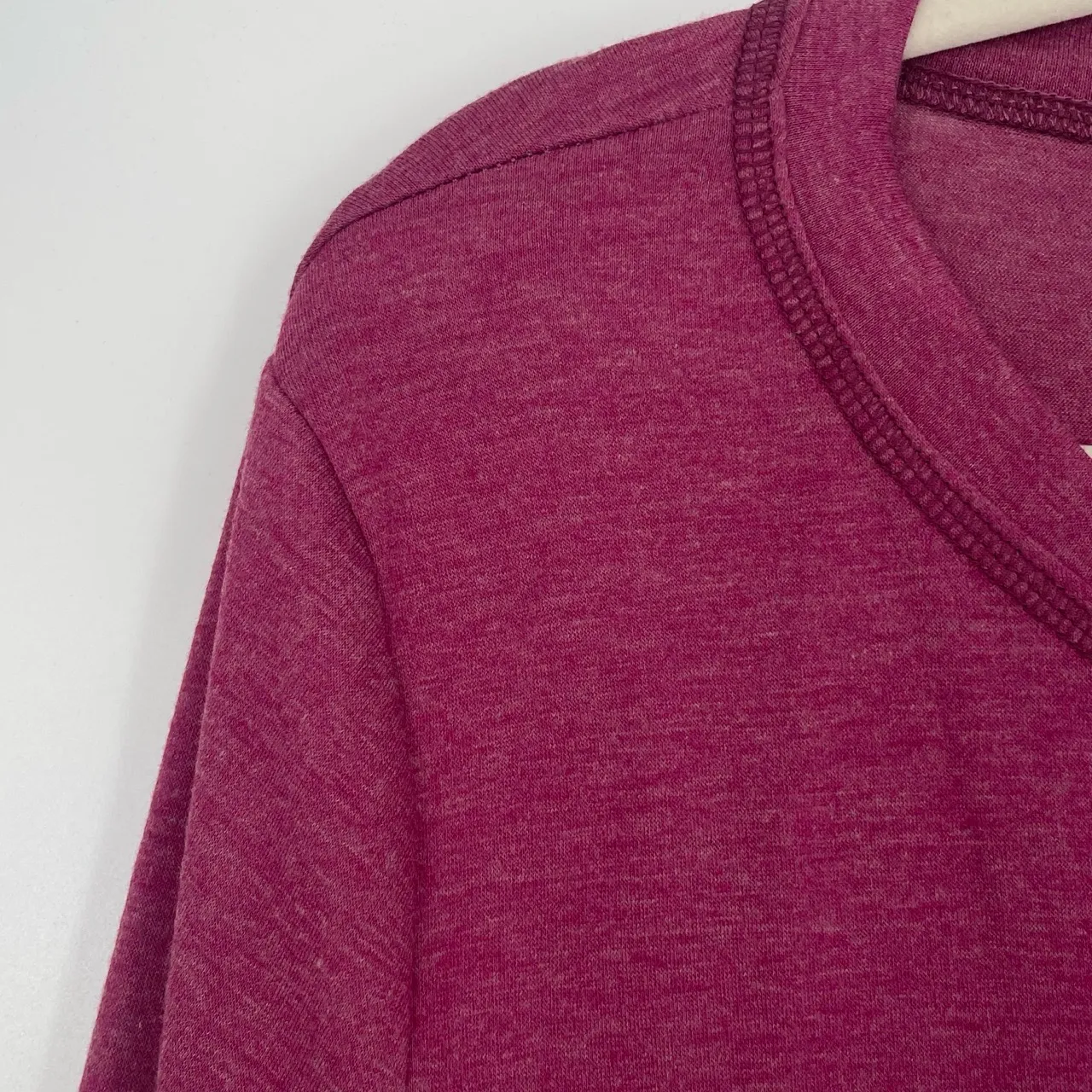 LonoLaKa Womens Maroon‎ Long Lace Sleeves Crew Neck Feminine Vacation Blouse Lrg Purple Size 00 - Image 2