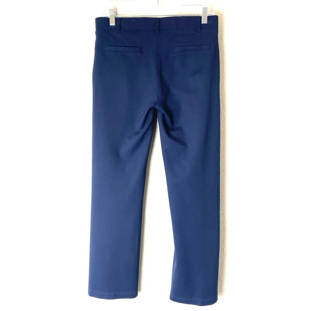 Betabrand Dress Pant Yoga Pants Bootcut Size Medium Petite Short Navy Blue - Image 3