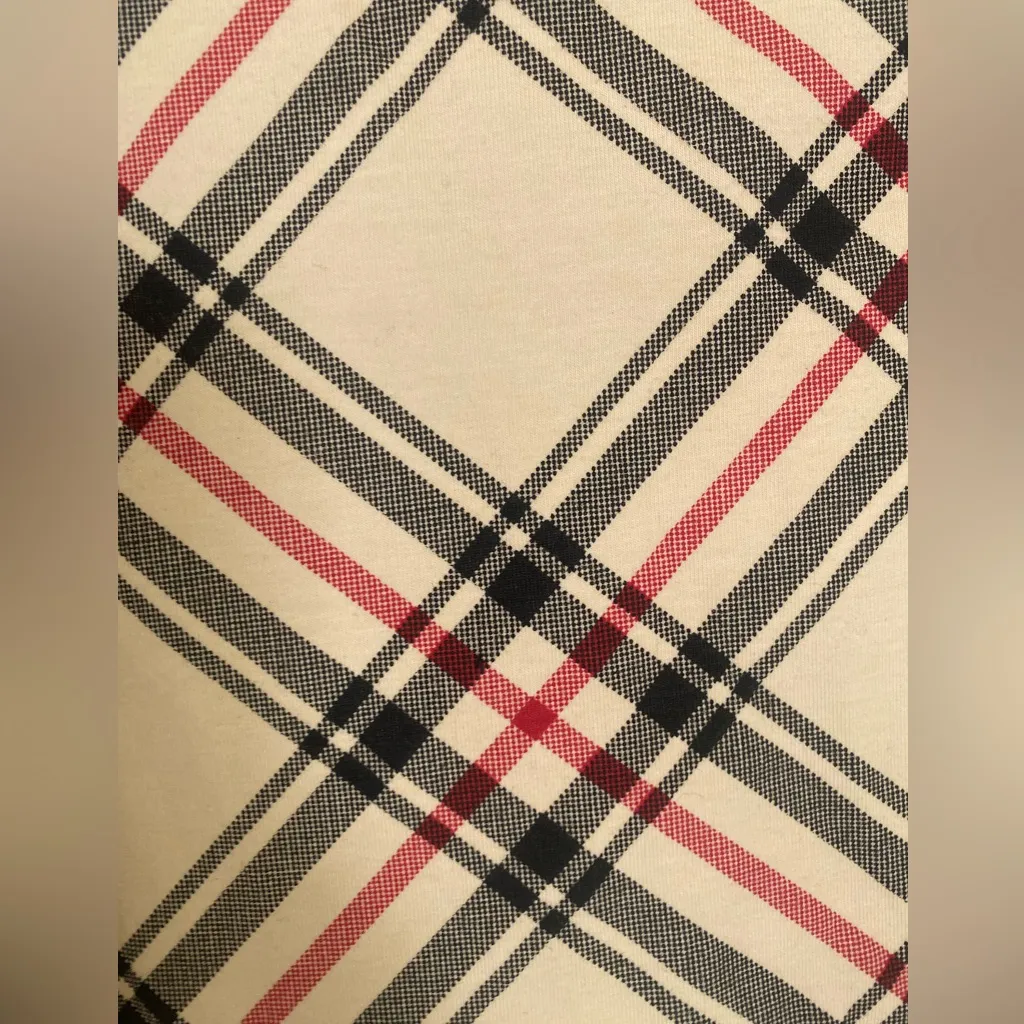 Jessica London 3/4 Length Sleeve Plaid Women's Top - Image 6