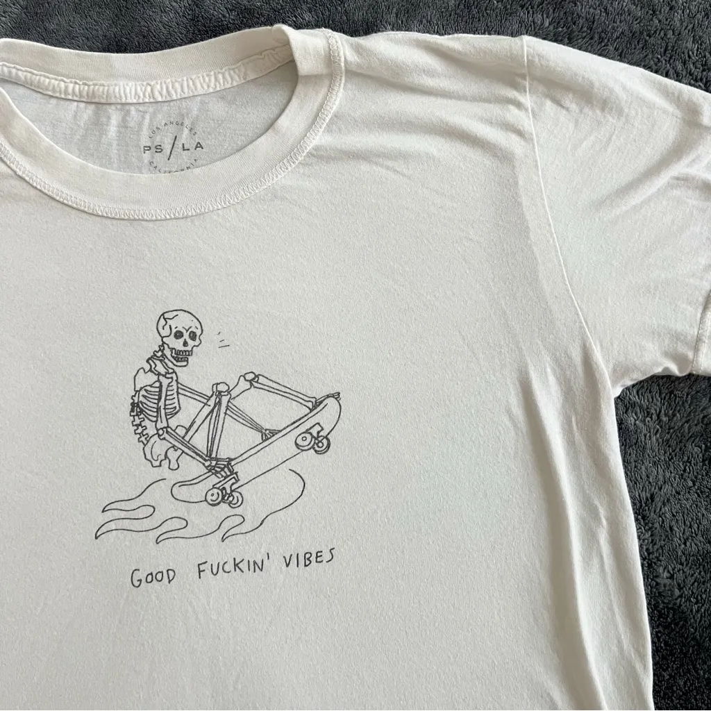PacSun Good F*ing Vibes Skateboard Graphic Tee - Image 2