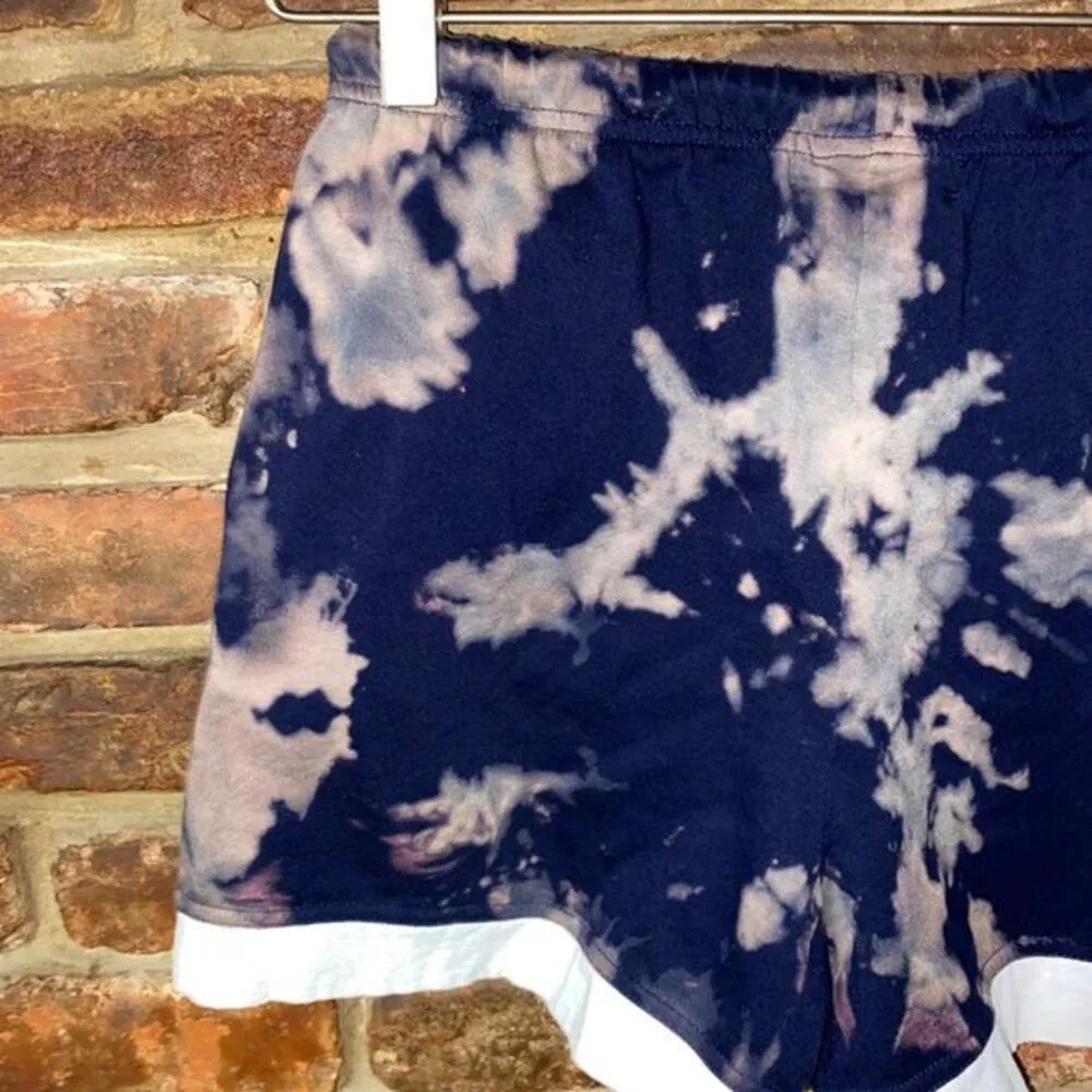 Saks Fifth Avenue Custom Bleach Dyed Sweat Shorts Women's Size XS - Image 6