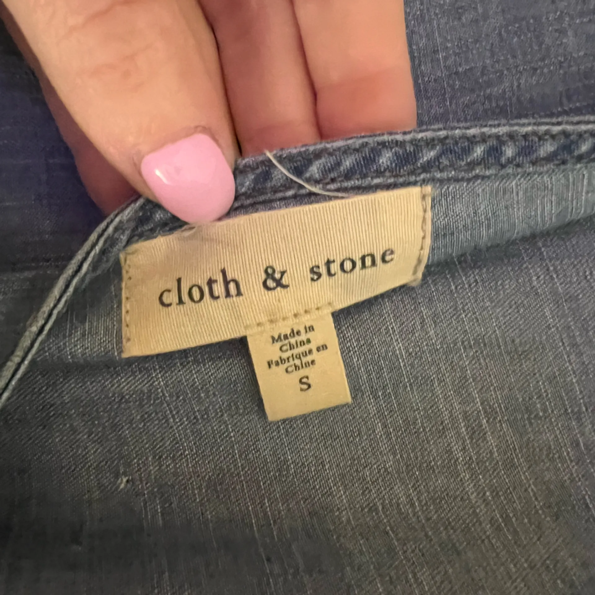 Cloth & Stone Chambray Swing Dress - Image 7