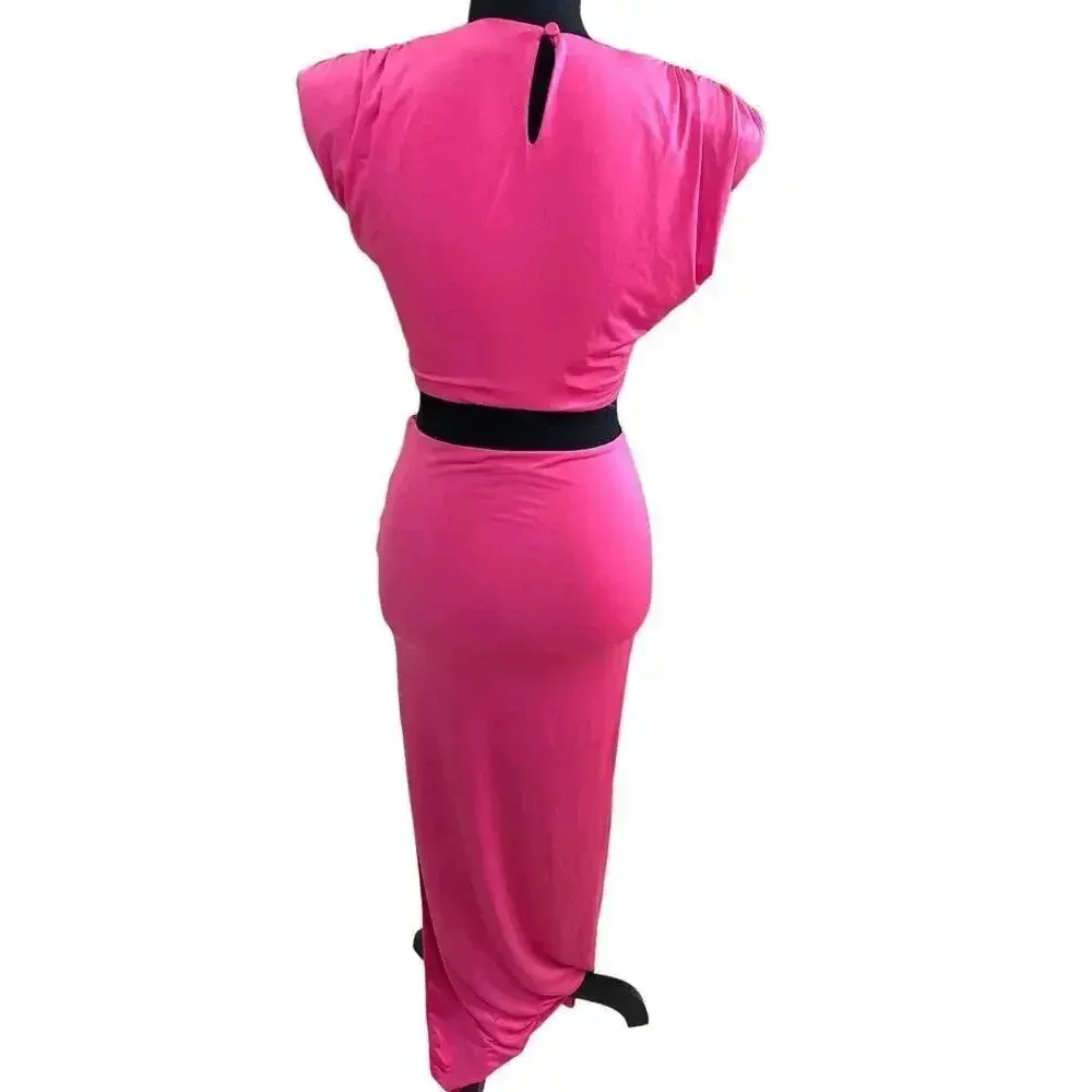 NEW- NWOT Lovers + Friends Hot Pink Encore Dress XS - Image 6