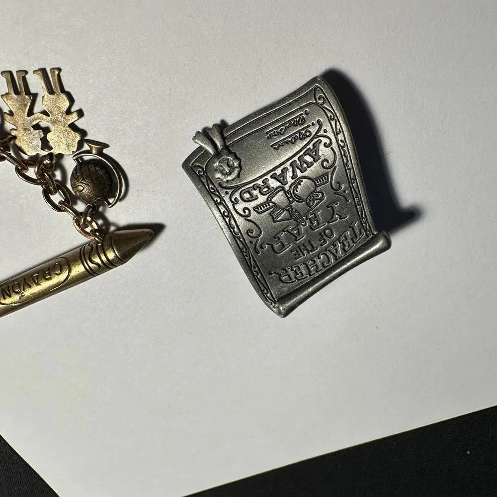 Lot Of 2 Brooch Pins Teaching / School / Teacher Related 1 Signed AJC - Image 3