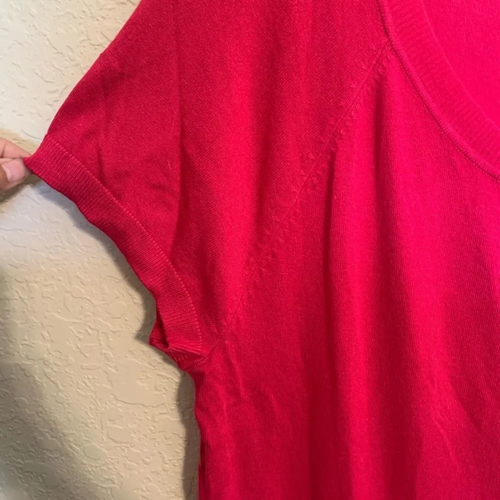 Torrid‎ Size 2 Hot pink Light sweater Top 2x - Image 9