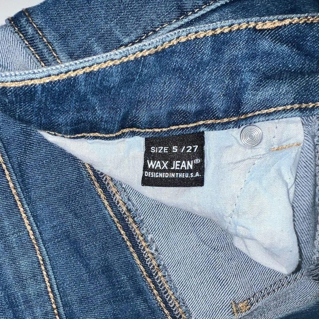 Wax Jean Women's High Rise Light Blue Jeans - Image 4