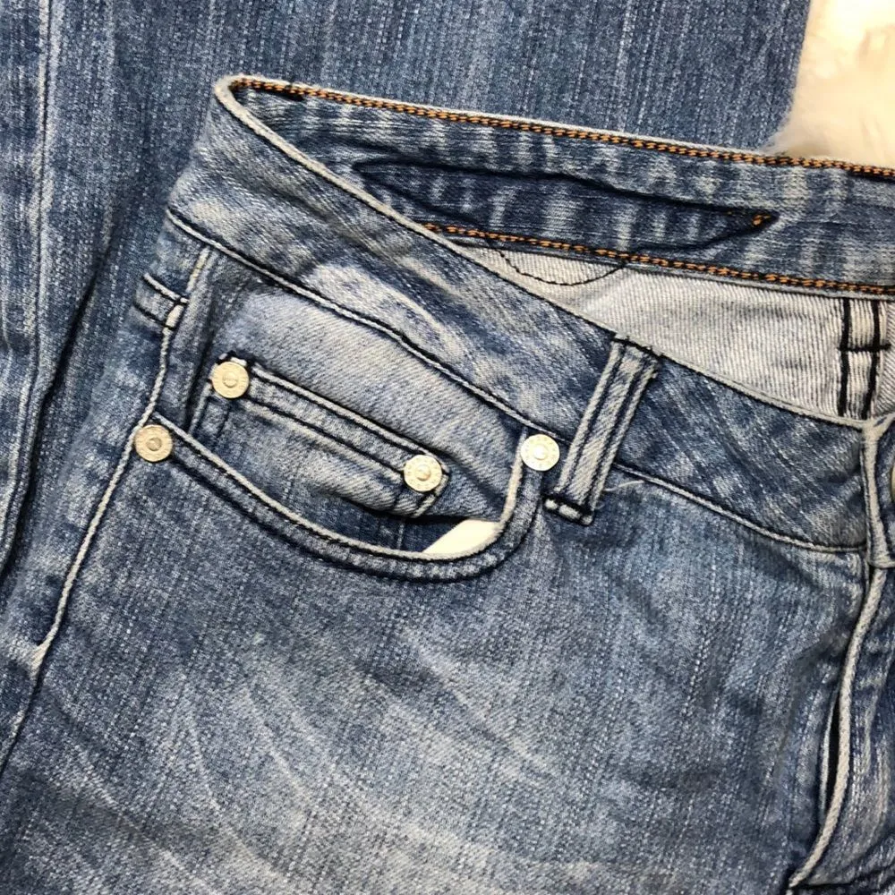 BCBGMaxAzria Distressed Claire Boot Cut Jeans 8 - Image 6